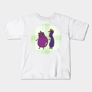 Evil Eggplants Kids T-Shirt